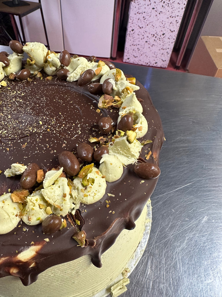 Limited Edition Chocolate Pistachio Cake Slice - Dispatch 22nd January